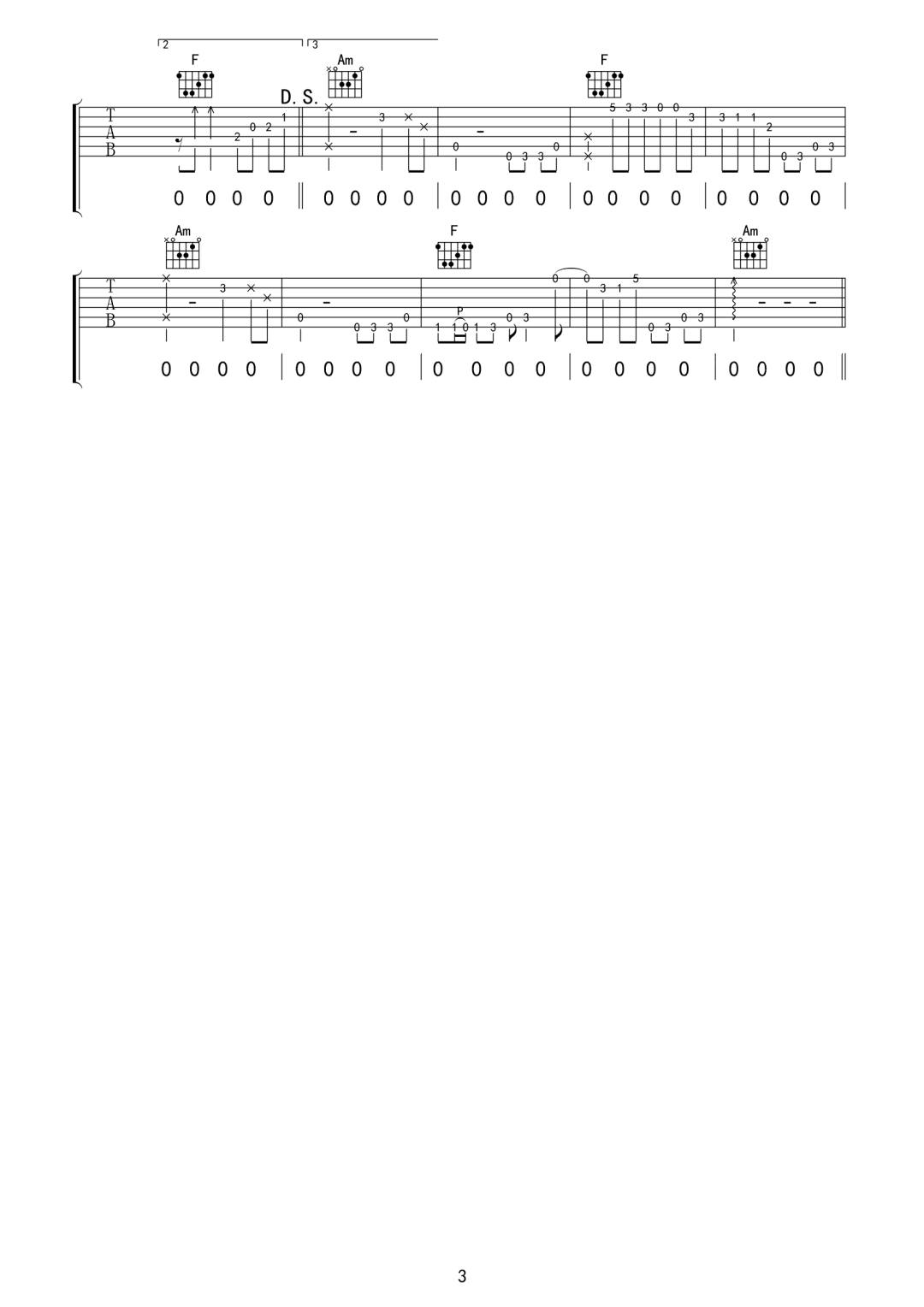 初恋情人吉他谱_刘小慧_C调单音指法原版-图片1